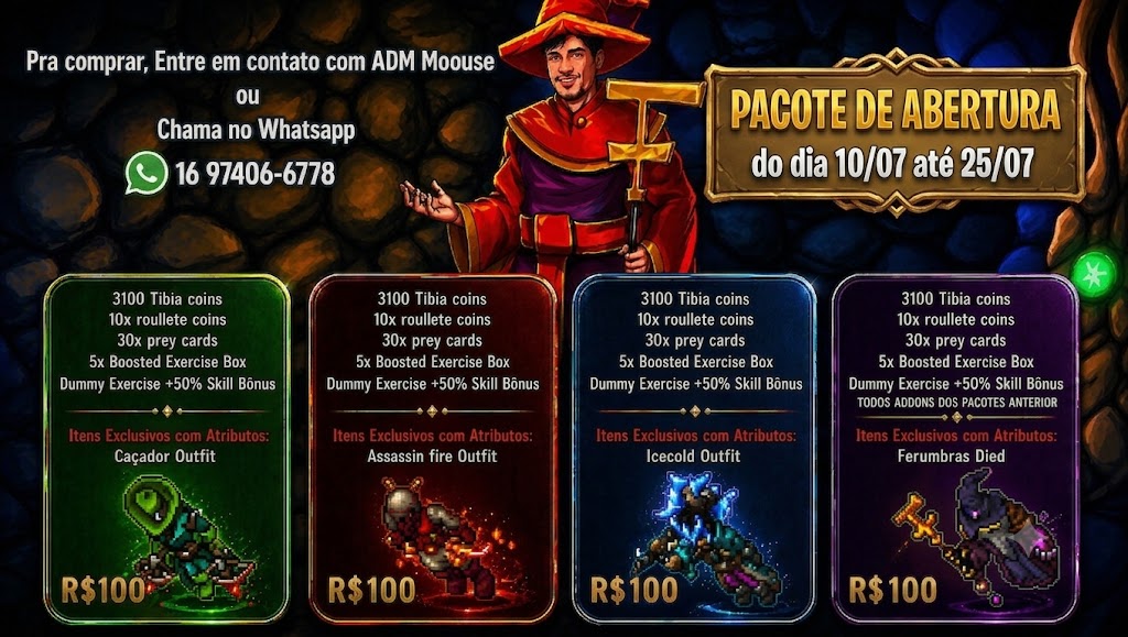Pacotes Especiais MoouseOT